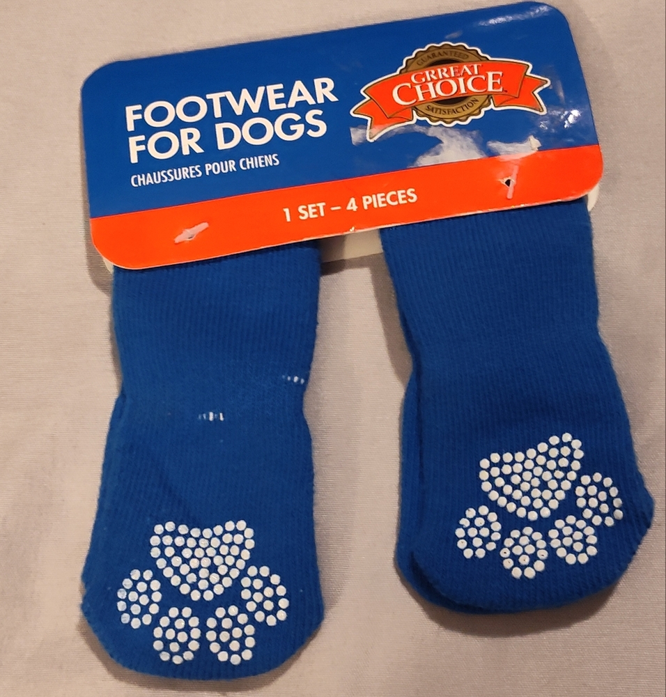 NWT!! Grreat Choice Dog Socks (Footwear For Dogs)